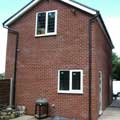 new garage extension with office and extra storage space in ramsbottom